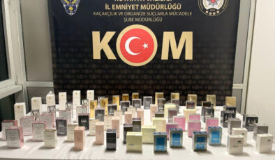 Kütahya’da kaçak parfüm operasyonu