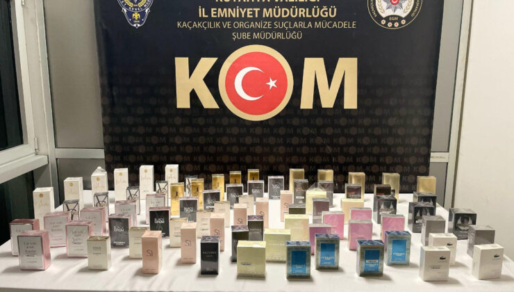 Kütahya’da kaçak parfüm operasyonu