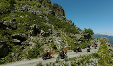 Kuvvetli Derebaşı virajları motosiklet tutkunlarını ağırladı