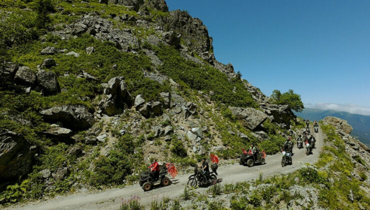 Kuvvetli Derebaşı virajları motosiklet tutkunlarını ağırladı