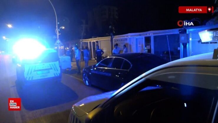 Malatya’da silahlı hengame