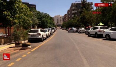 Mardin’de hava sıcaklığı 40 derecenin üzerine çıktı; cadde ve sokaklar boş kaldı