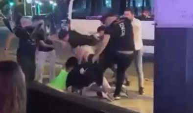 Marmaris’te turistler ile yer çalışanları ortasında arbede