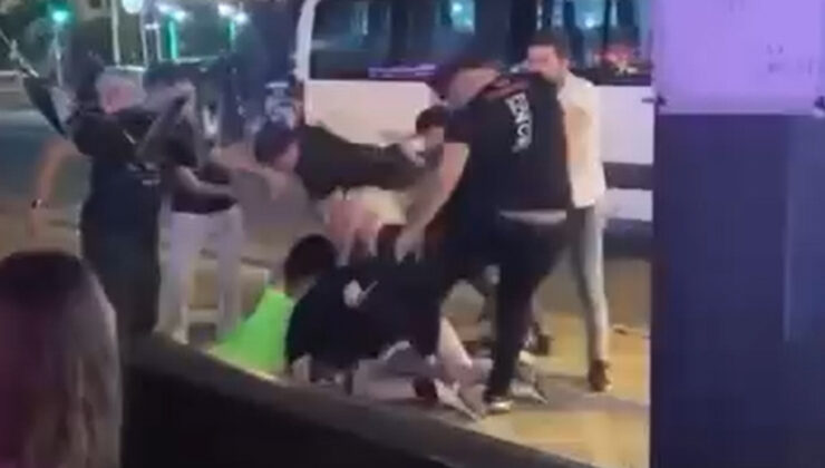 Marmaris’te turistler ile yer çalışanları ortasında arbede