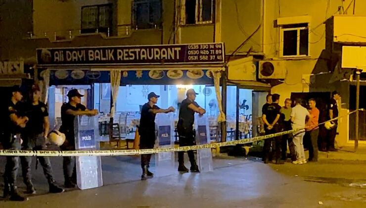 Mersin’de restoranda silahlı ve bıçaklı hesap arbedesi