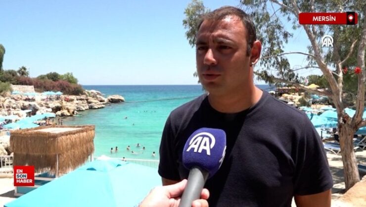 Mersin’de Yapraklı Koy havuz keyfi yapmak isteyenleri ağırlıyor