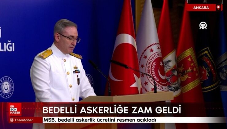 MSB, bedelli askerlik fiyatını resmen açıkladı