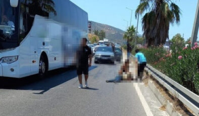 Muğla’da otobanda otobüsün çarptığı yaya hayatını kaybetti