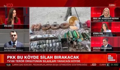 PKK silah bırakıyor: tv100 grubu örgütün silah bırakacağı köyde
