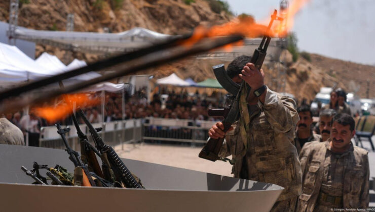 PKK, silahlarını yaktı: Geriye boşaltılacak kamplar kaldı