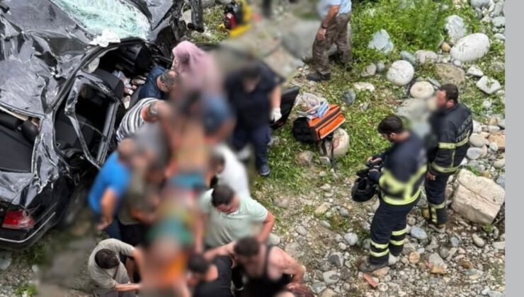 Rize’de iki aracın çarpıştığı kazada 1 can kaybı