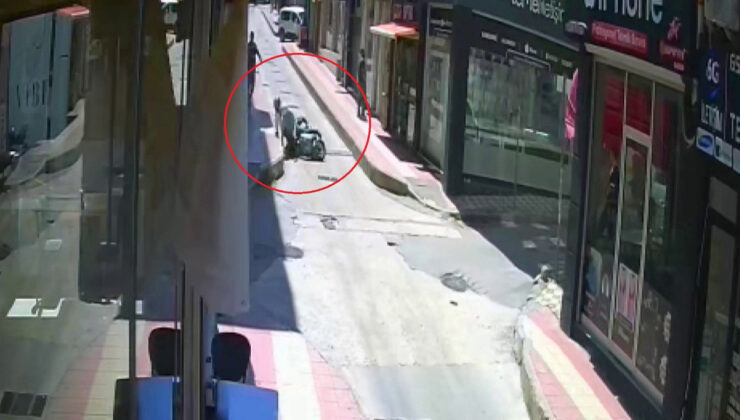 Samsun’da motosiklet kaydı, yolcusu yaralandı