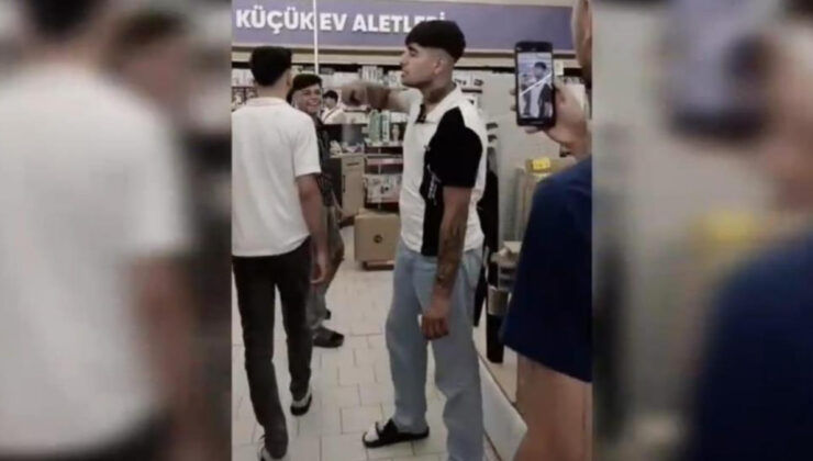 Şanlıurfa’da markette etrafa deodorant sıkan kuşkulu yakalandı