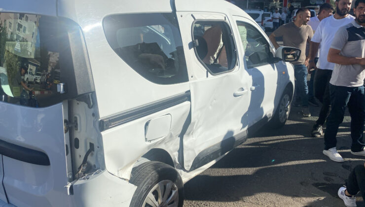 Siirt’te iki aracın çarpıştığı kazada 1 yaralı