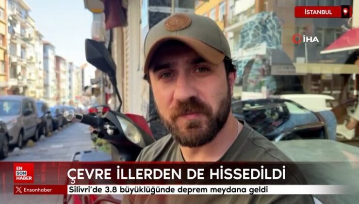 Silivri’de 3.8 büyüklüğünde sarsıntı meydana geldi