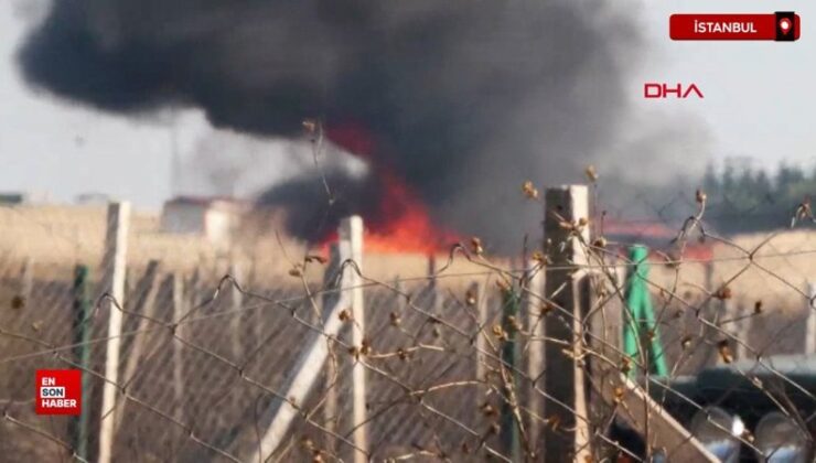 Silivri’de otluk alanda yangın çıktı