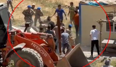 Şırnak’ta sopalı, tekmeli, yumruklu hengame kamerada