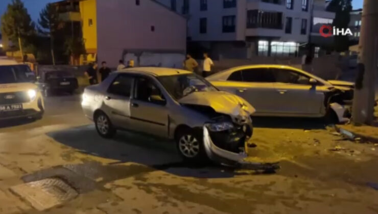 Sivas’ta iki arabanın çarpıştığı kazada 6 yaralı