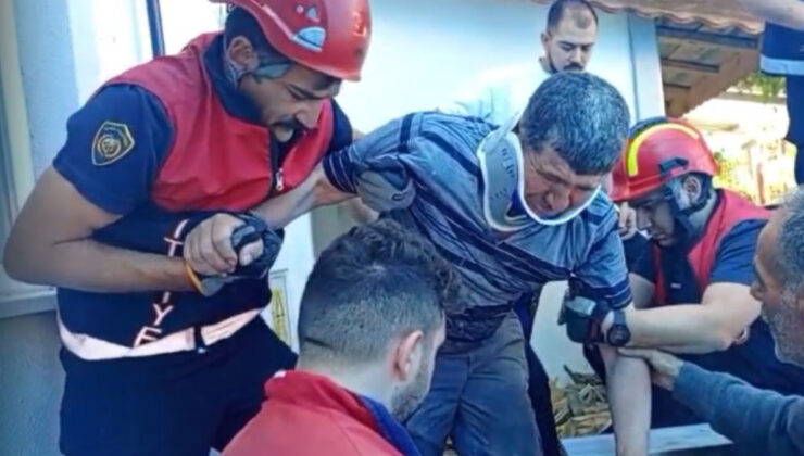 Sivas’ta kuyuya düşen adamın yardımına itfaiye yetişti: Duygusal anlar