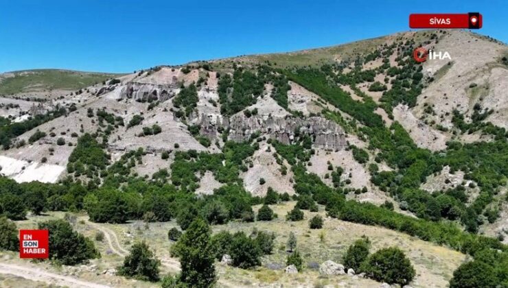 Sivas’ta peri bacalarını andırıyor efsanesi lisandan lisana dolaşıyor