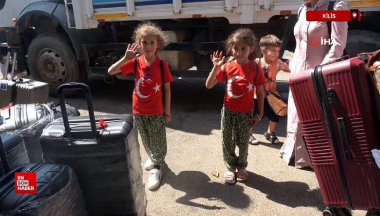Suriyeliler Türkiye’ye teşekkürle veda ediyor