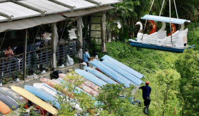 Tayvan’da Danas Tayfunu: 2 meyyit 500 binden fazla yaralı