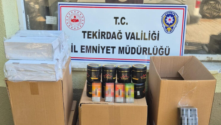 Tekirdağ’da kaçak sigara operasyonu