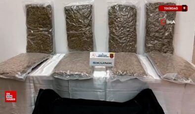 Tekirdağ’da Narkoparan operasyonu