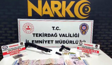 Tekirdağ’da uyuşturucu operasyonu
