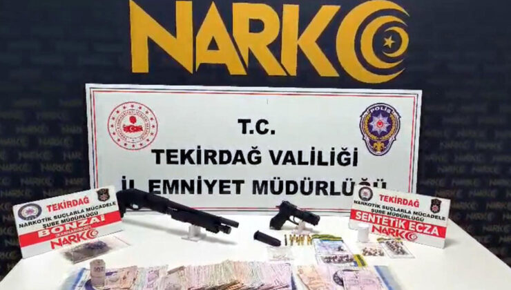 Tekirdağ’da uyuşturucu operasyonu