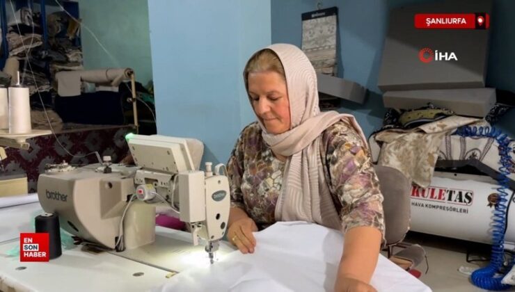 Topladığı yünlerle iş kurdu