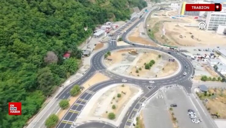 Trabzon Şehir Hastanesi Kavşağı trafiğe açıldı