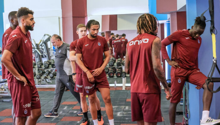 Trabzonspor’da günün birinci çalışması tamamlandı