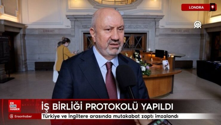 Türk ve İngiliz finans kuruluşlarından mutabakat zaptı