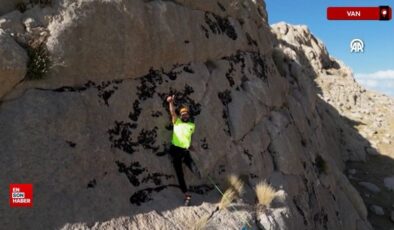 Türkiye’nin birinci para tırmanış şampiyonu olmak için Van’da hazırlanıyor