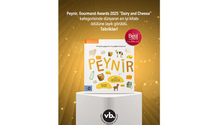 VakıfBank Kültür Yayınları’nın Lezzet Dolu Kitabı “Peynir” Dünyanın En Uygunu Seçildi