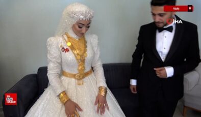 Van’da aşiret düğününde damada 7 buçuk milyon, geline 1 buçuk kilo altın takıldı