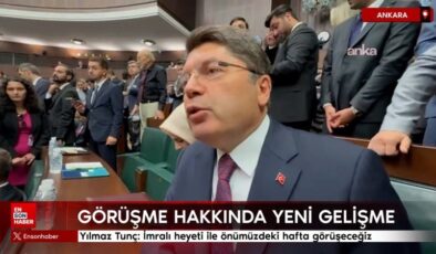 Yılmaz Tunç: İmralı heyeti ile önümüzdeki hafta görüşeceğiz