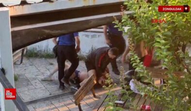 Zonguldak’ta polise saldıran kuşkulu tutuklandı