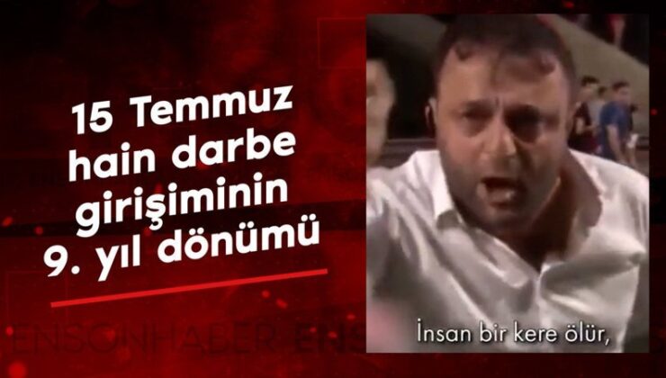 15 Temmuz darbe teşebbüsünün 9. yıl dönümünde bir defa daha gündem olan görüntü