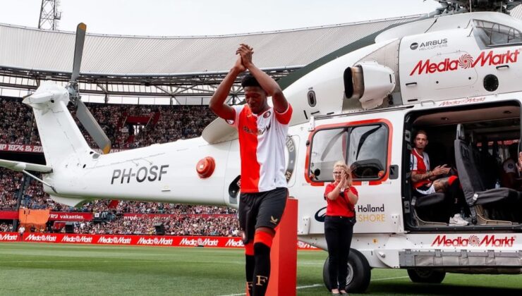 2 sene evvel Türkiye’ye öğrenci olarak gelmişti: Feyenoord’un stadına helikopterle indi