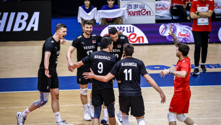 A Ulusal Erkek Voleybol Grubu, Almanya’yı yendi