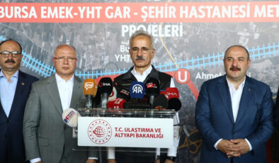 Abdulkadir Uraloğlu: Bursa Süratli Tren Sınırı, 2026 ortasında hizmete açılacak