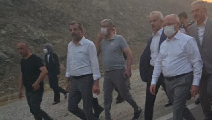 Abdulkadir Uraloğlu Bursa’da yangın bölgesine gitti