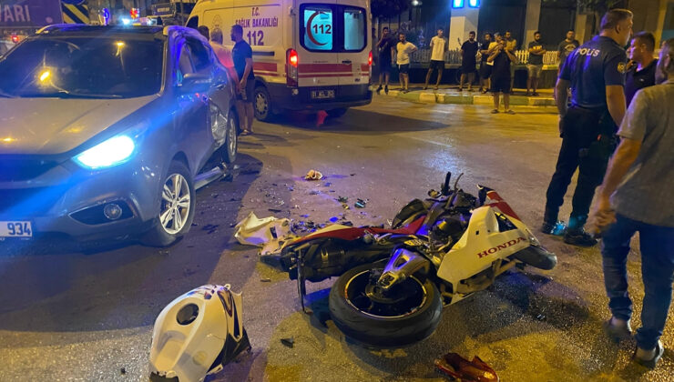 Adana’da ciple çarpışan motosikletli hayatını kaybetti