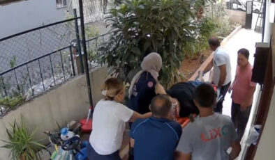 Adana’da konuta gelen kargocu hayat kurtardı