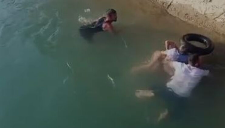 Adana’da küçük çocuk sulama kanalına düştü