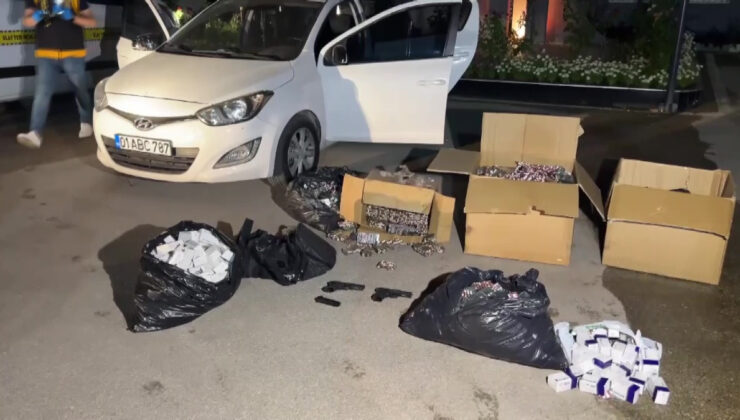 Adana’da oto galericiye baskın: 74 bin uyuşturucu hap ve 401 bin TL ele geçirildi