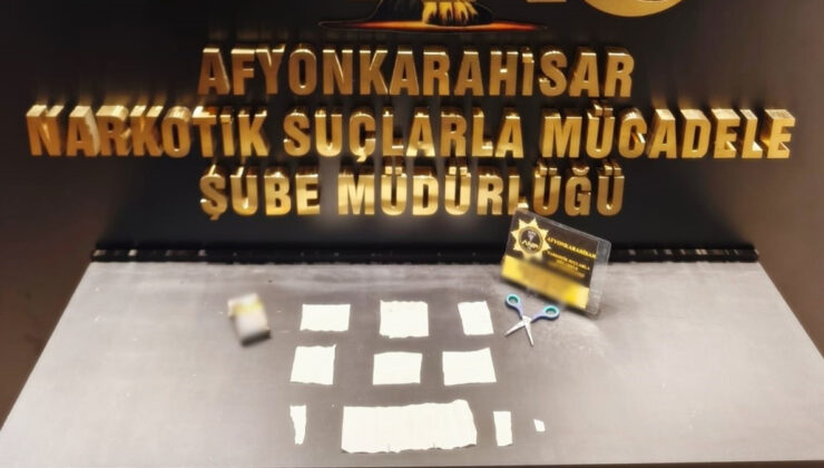 Afyonkarahisar’da uyuşturucu operasyonu düzenlendi