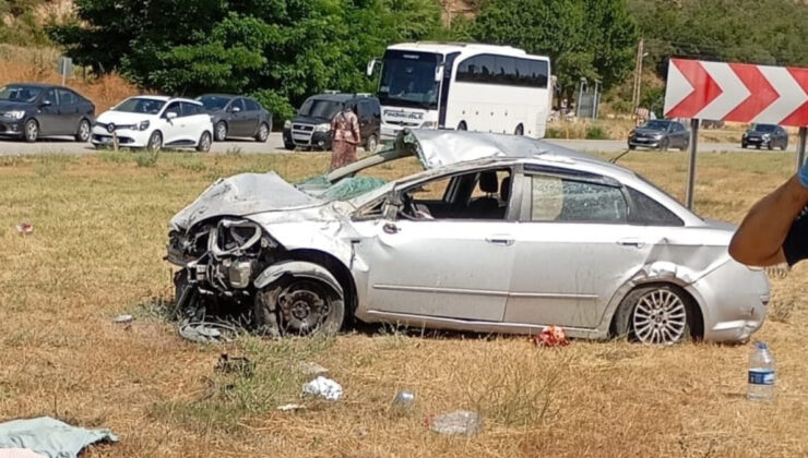 Amasya’da araba takla attı: 7 yaşındaki Azra hayatını kaybetti